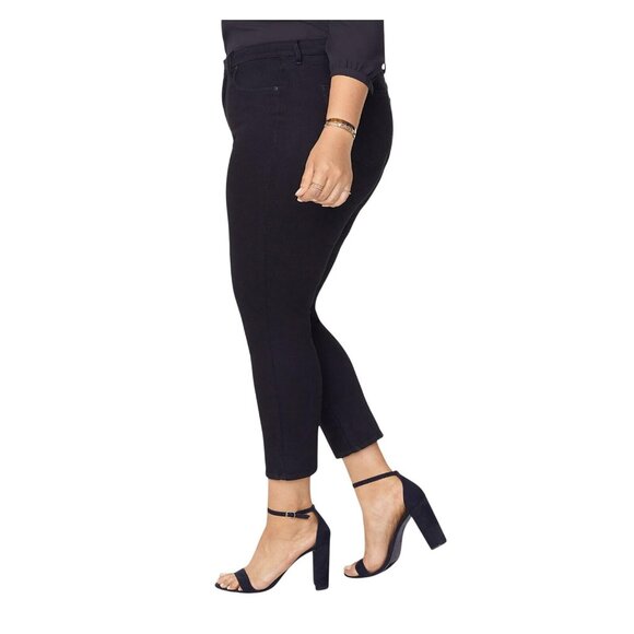 NWT NYDJ Womens Plus Size Sheri Slim Jeans WNBBSS8518 Black 20W - Picture 2 of 13